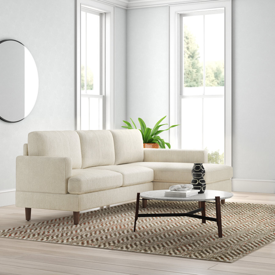 Aristotele 97" Wide Right Hand Facing Modular Sofa & Chaise