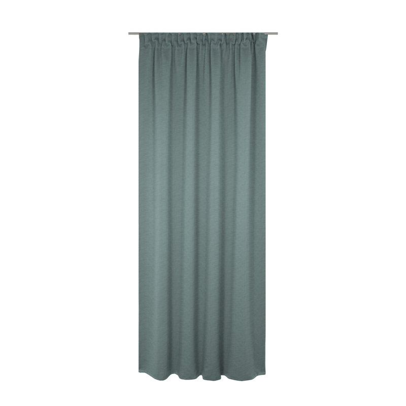 Wiessee Cotton Blend Room Darkening Curtain Single Panel, 150cm Width x 405cm Drop