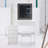 Versatile Bedside Cabinet with Advanced LED Mirror and Abundant Storage-1065452921