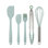 Ensemble de 5 grattoirs en silicone, ustensiles de cuisine antiadhésifs, outils de cuisson à faire soi-même, grattoir