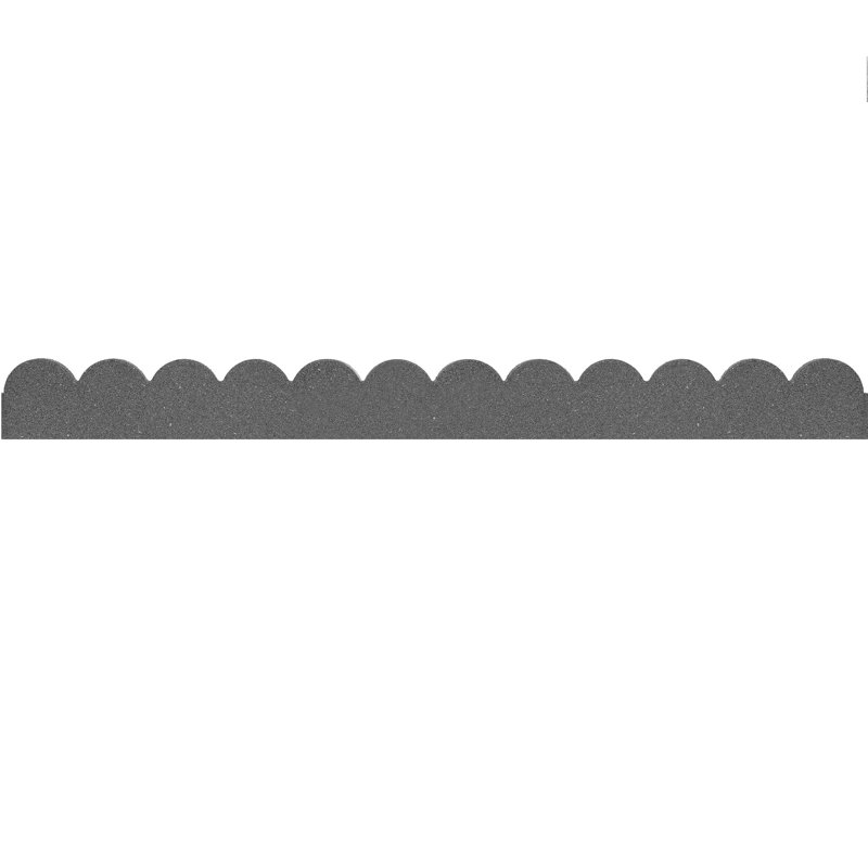 Azuolas 9cm H x 119cm W Composite Lawn Edging, Grey