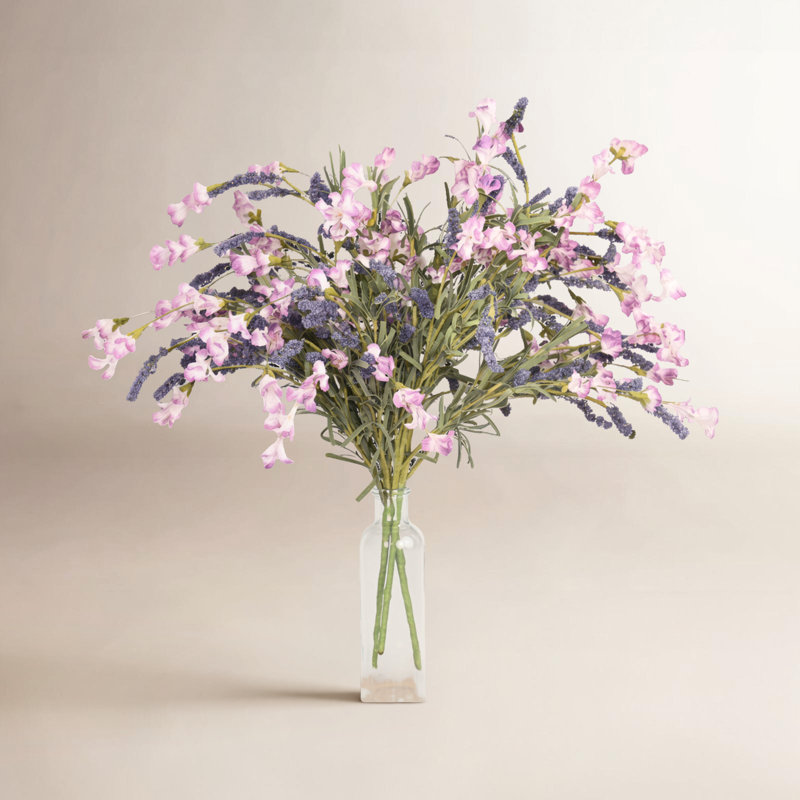 Arrangement floral 24 po H, Purple