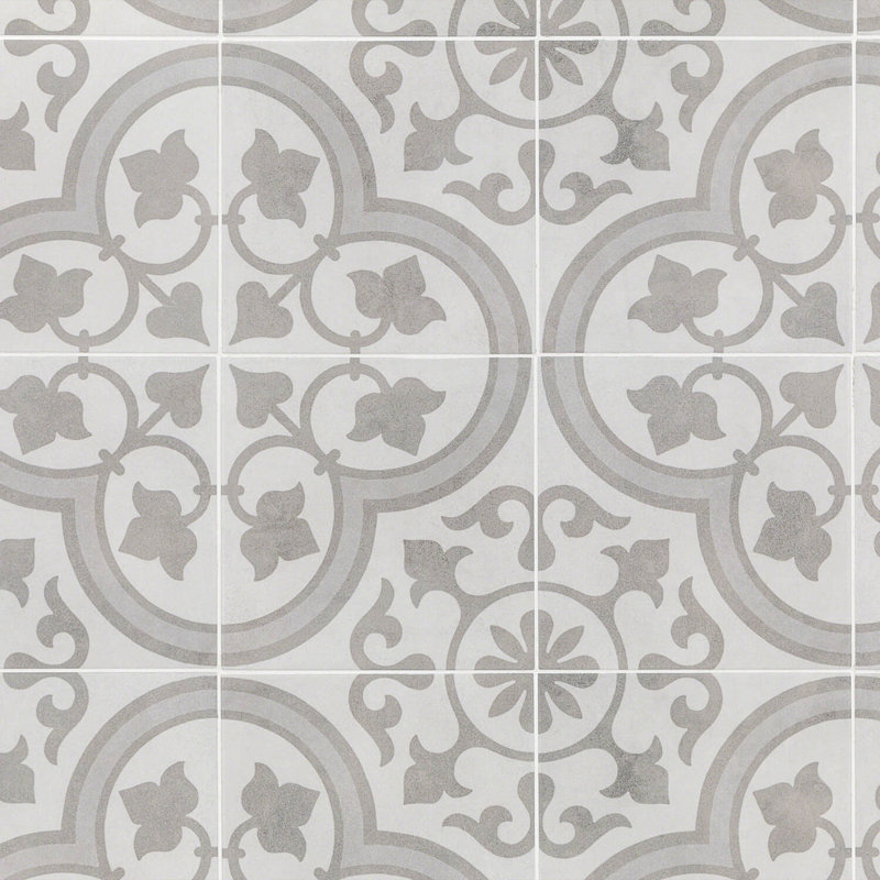 Carrelage de sol en porcelaine à bord droit simple 9 "x 9" Sintra