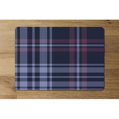 Gillingham Polyester-Coated Hardboard Plaid Rectangle Placemat
