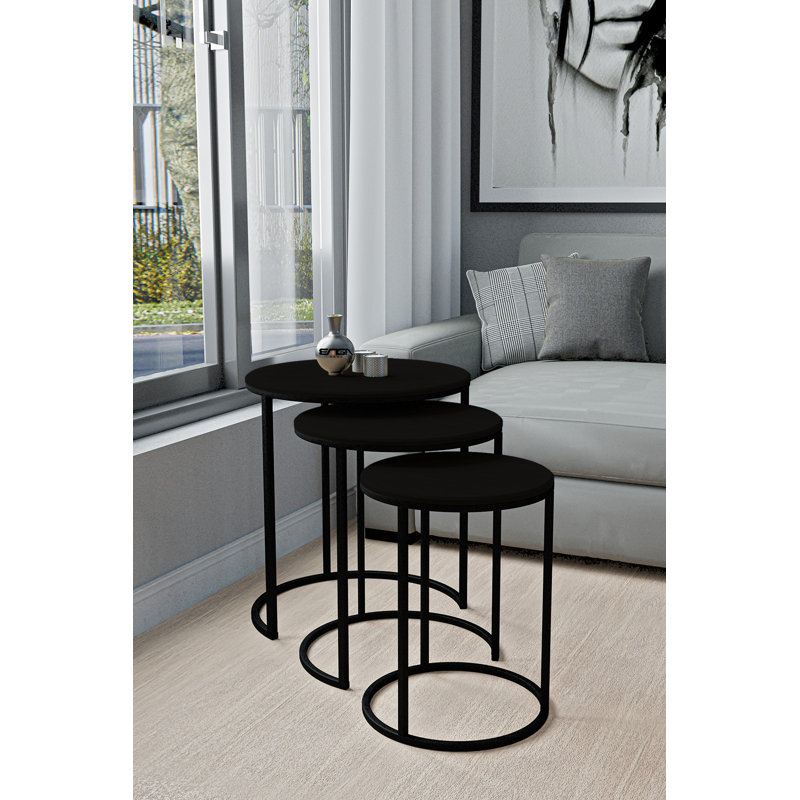 Angeluis Coffee Table, Black