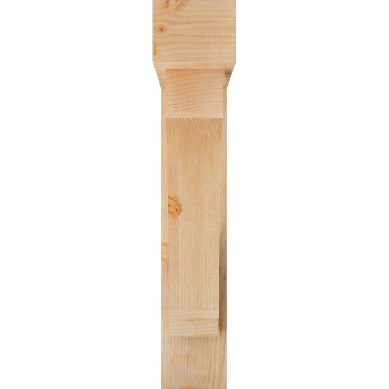 Support de bloc impérial avec entretoise décalée, 40 x 36, Sapin Douglas de l 7 1/2 (lisse)