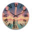 Horloge murale en bois sur fond océanique Abondance-361123319