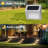 Silver Solar Powered Integrated LED Step Light Kit