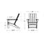 Chaise Adirondack pliante Quattro de POLYWOOD-16758245