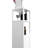 52-Foot-Tall White Linen Tower Bamboo Storage Cabinet for Bathroom, Bedroom & Living Room-1861189768