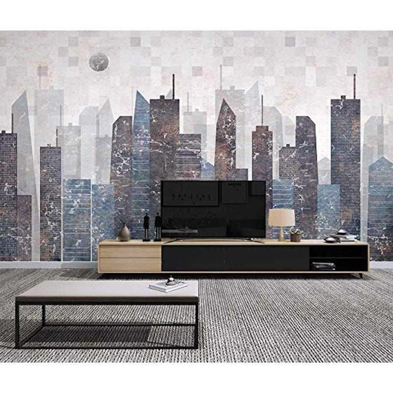 Papier peint Yuritza Cityscape City, L 114 po x l 204 po