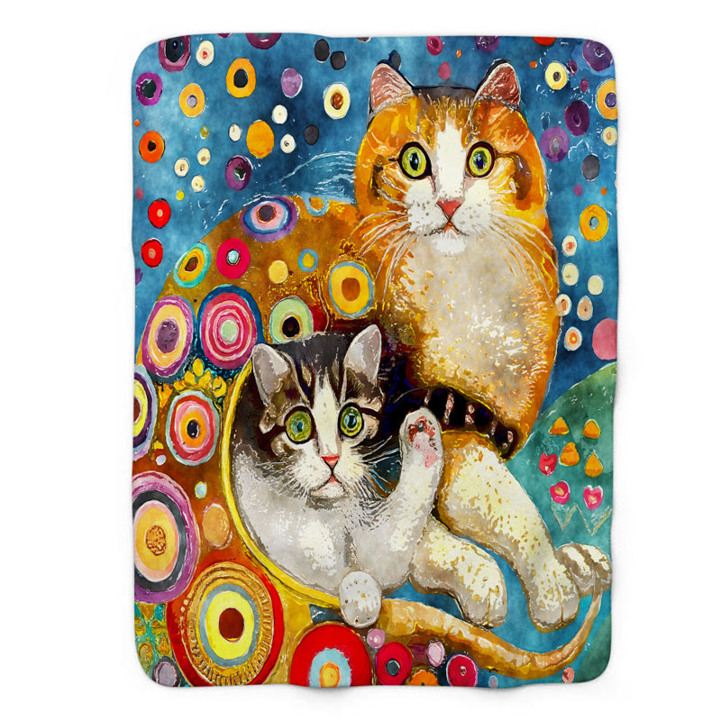 Funkadelic Feline - couverture 1 pièce, Lit simple