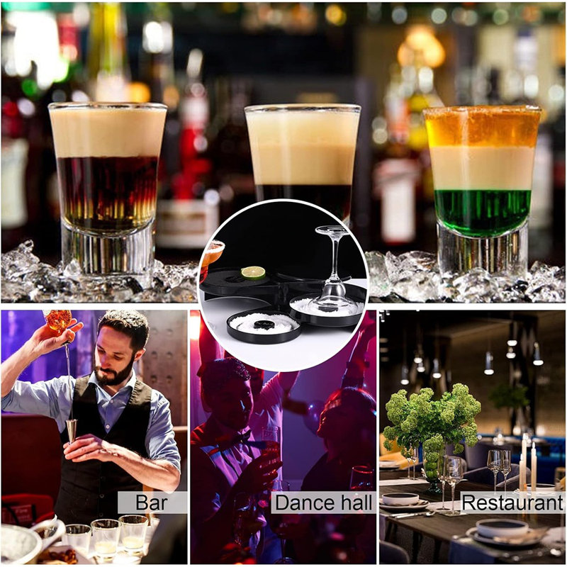 Boîte d'assaisonnement pour cocktail à 3 niveaux avec éponge, pour ...