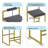 Velvet Counter Height Bar Stools with Low Backrest-432307014-432307012