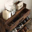 Armoire décorative, armoire à chaussures étroite avec 2 portes rabattables et tiroir supérieur-1141562578