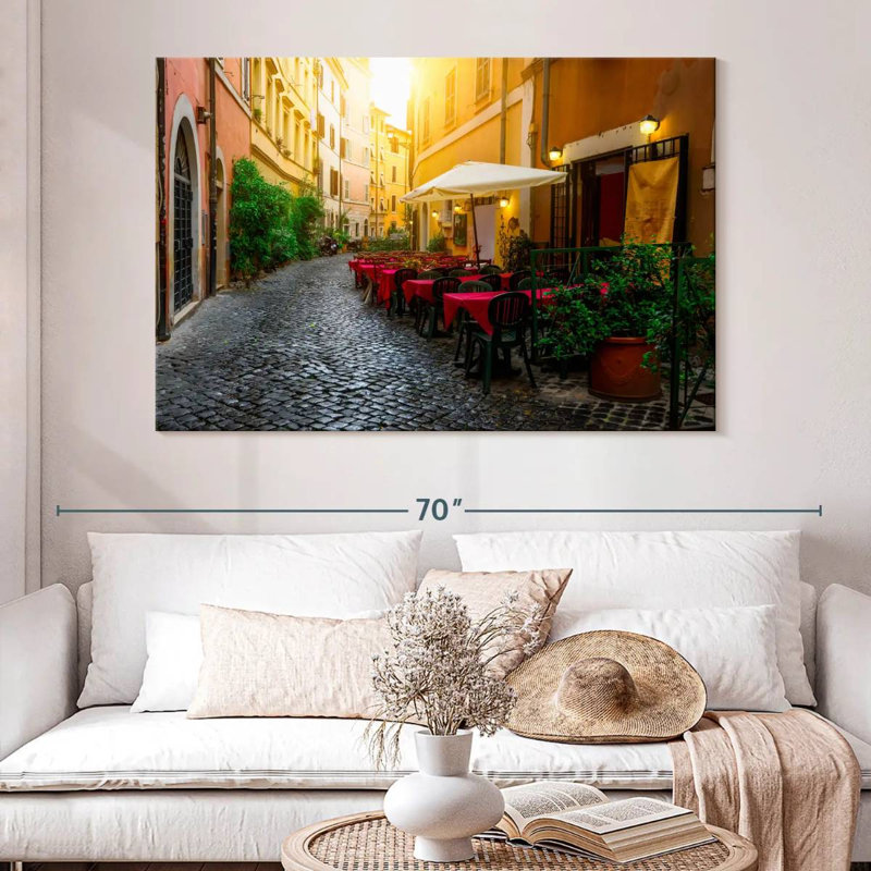 Bistro Sireci Trastevere, H 34 po x l 51 po