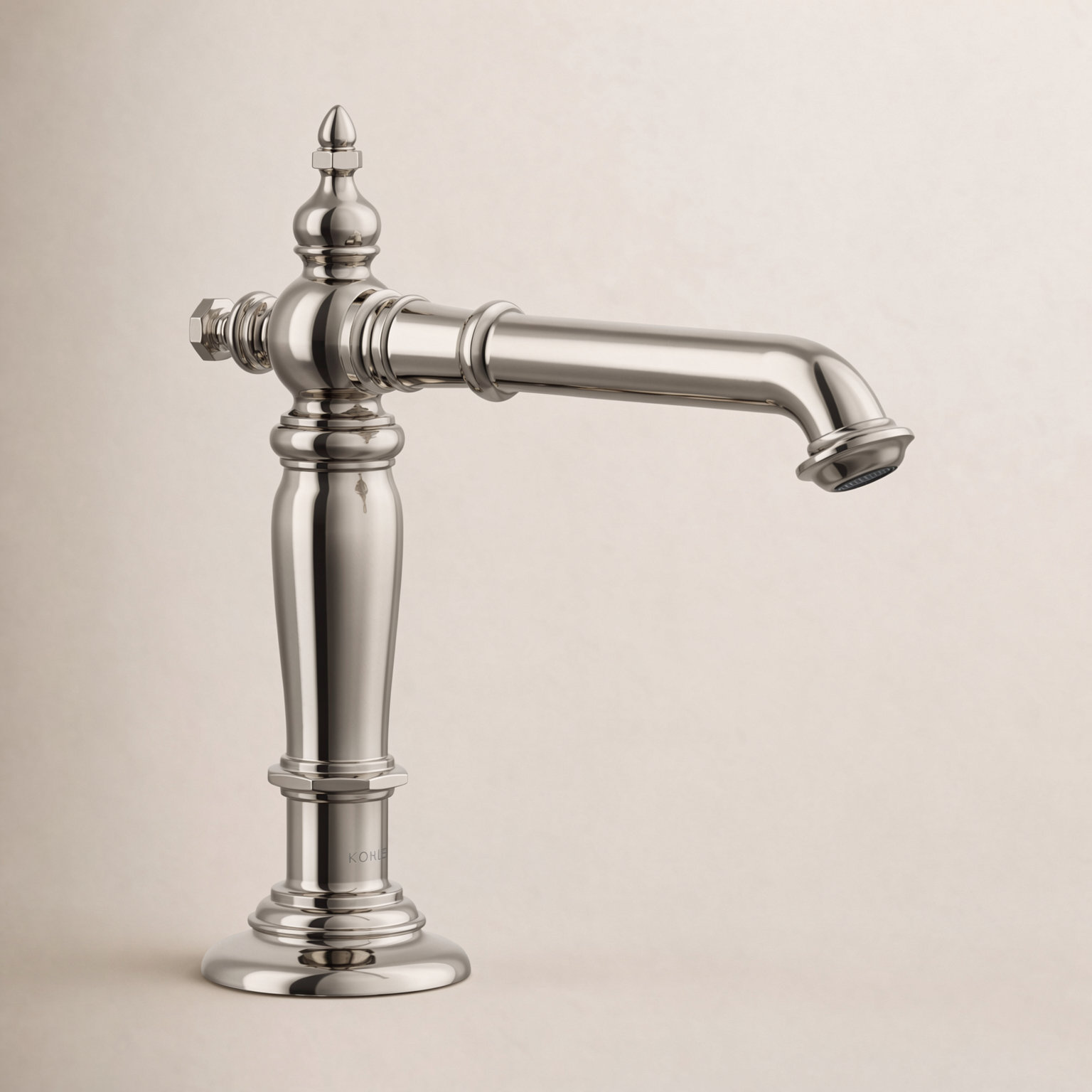 Artifacts Widespread Bathroom Faucet with Drain Assembly, Vibrant Polished Nickel