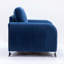 Causeuse 59 po Wenona, velours bleu-933144466