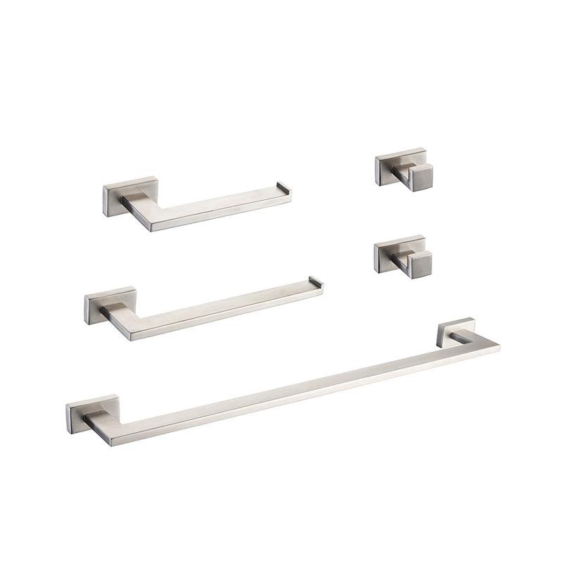 5 - Piece Bathroom Hardware Set, Brushed Gold