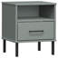 Panzino 40cm W Metal Bedside Table-267523206