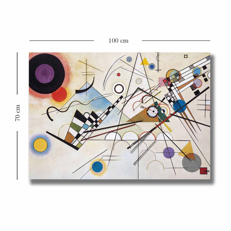 «Vasili Kandinsky», impression sur toile tendue