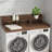 Washer Dryer Countertop With Non-Slip Pads, Laundry Wood Shelf Topper With Edge, 54" Width X 27.5" Depth Double Layer Organizer For Washer And Dryer Laundry Hamper Counter Storage Organization-125043988-125043986