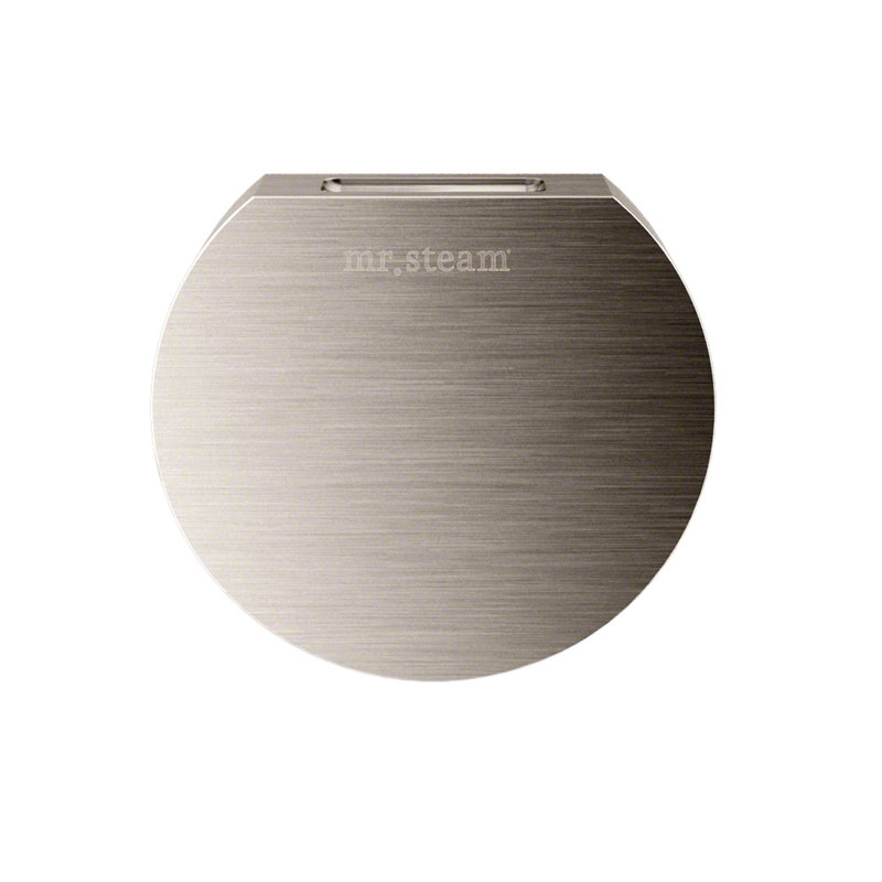 Pièce ronde de générateur de vapeur Steamhead, Nickel brossé
