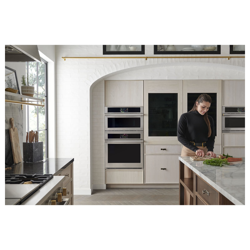 Monogram 30" Statement Single Wall Oven With Flush Vent Trim Accessory