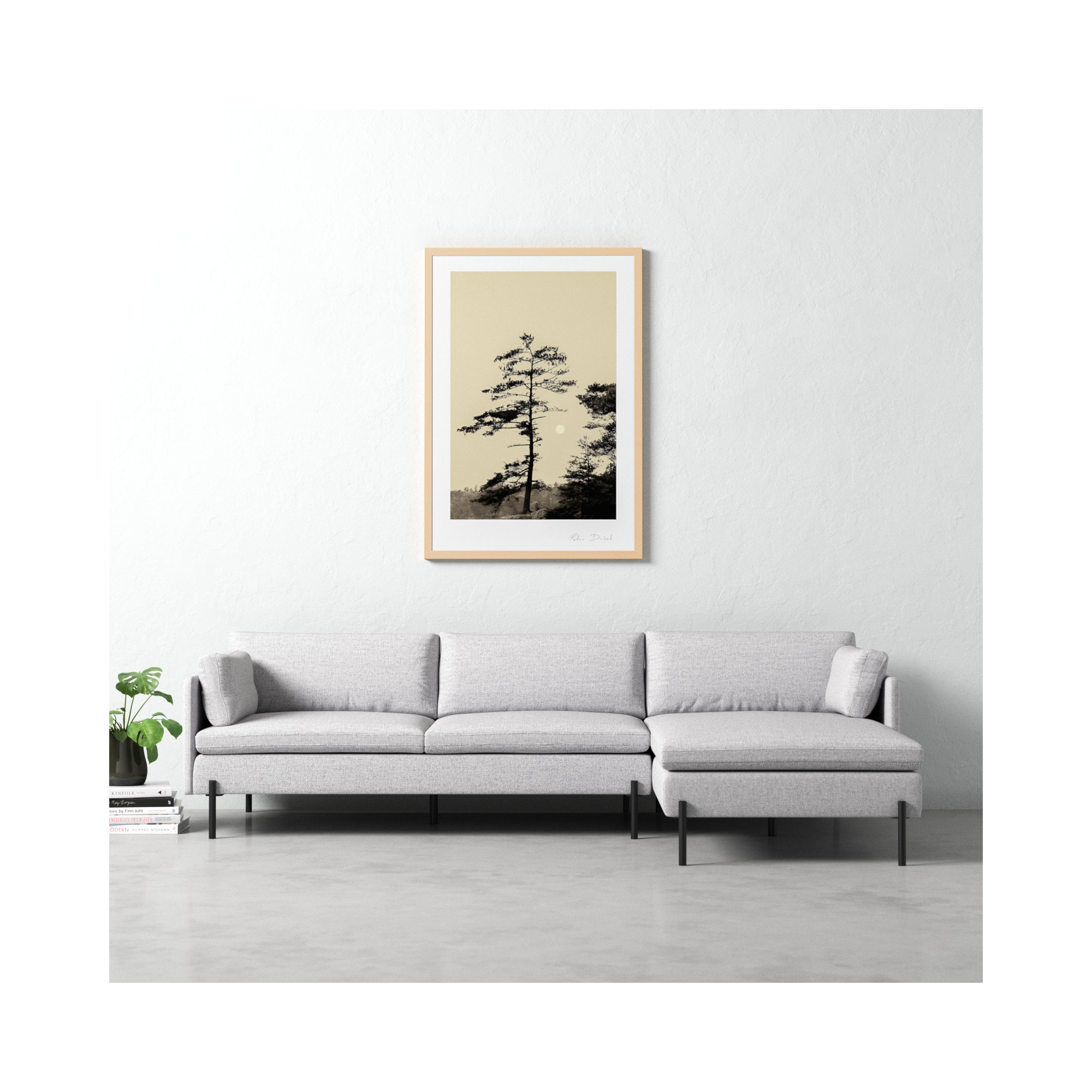 Serenity by Peter Dušek, Brown, 50" H x 35" W x 1.25" D