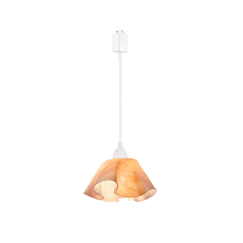 Luminaire suspendu Dale, Petit, Blanc, Rose bisque
