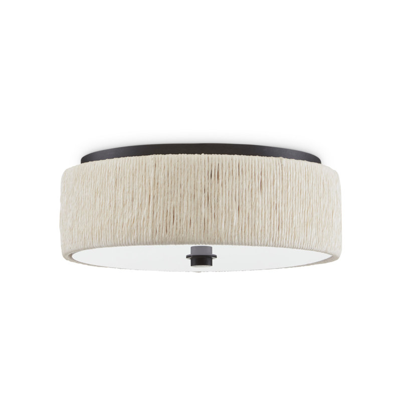 Tyrone LED Flush Mount - Natural, Black, White