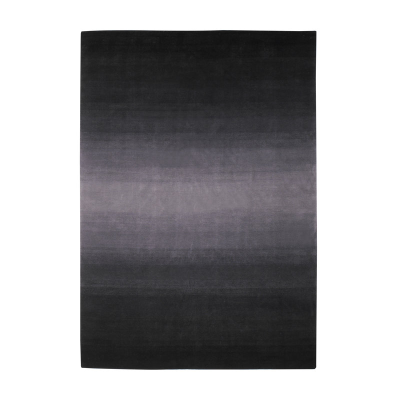 Dippy Black Area Rug, Rectangle 12' x 18'