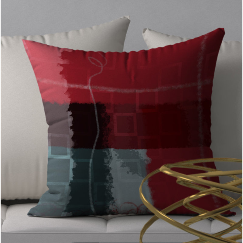 Housse de coussin décoratif carrée invitant Paradise, 20 po x 20 po