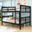Full-Over-Full Bunk Bed With Ladder And Convertible Design-476502558