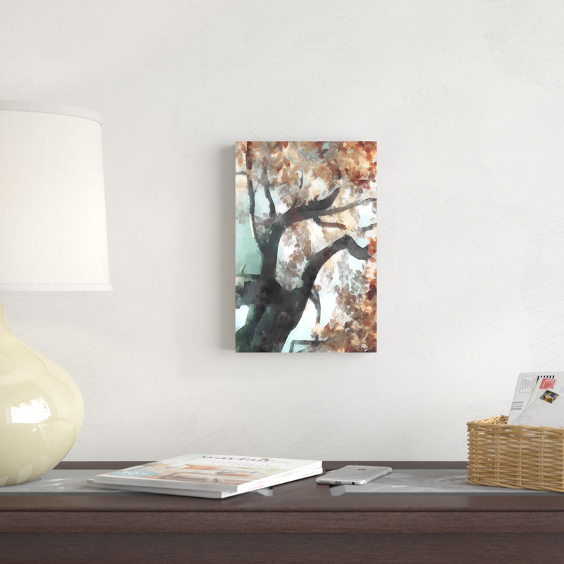 " Fall Tree I " Painting Print, 12" H x 8" W 
