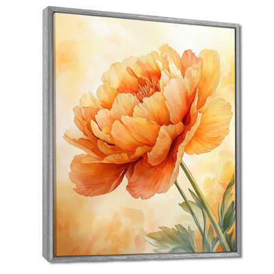Art sur toile pivoines ensoleillées I