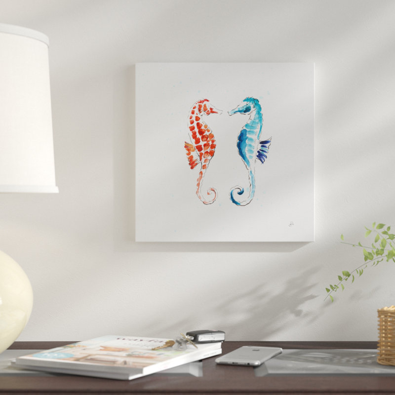 Impression sur toile giclée «Marine maritime» par Daphne Brissonnet, H 12 po x l 12 po x P 0,75 po, Pas de tapis