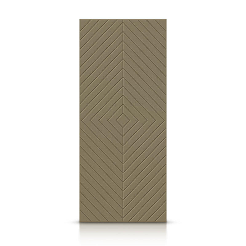 Porte standard lambrissée, 36 po x 80 po, Vert olive