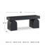 Banc d'appoint Drinda