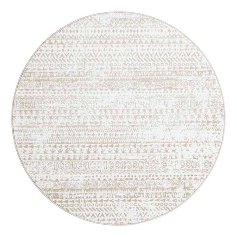 Williston Forge Hermitage Rug, Round 5'3"