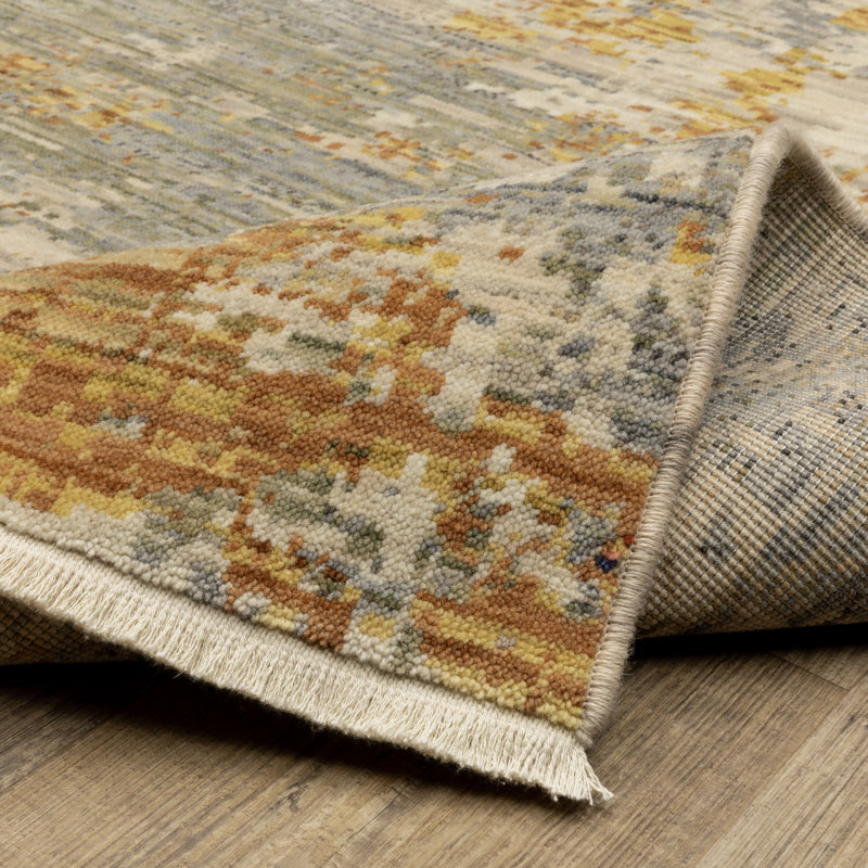 Moulin Abstract Indoor Rug, Rectangle 9'10" x 12'10"
