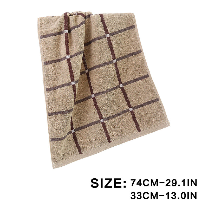 Soft Absorbent Quick Dry Face Towel, Lint Free Hand Towel And Facial Washcloth For Daily Home Use, 13.4x28.3in Brown, Brown