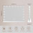 Vanity Rectangle Bluetooth LED Metal Mirror