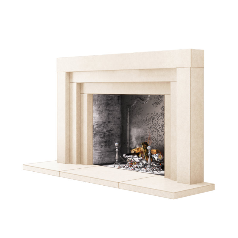 Contempo Fireplace Surround, Smooth Beige