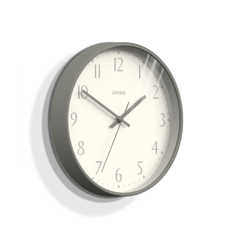 Acrylic Wall Clock, Grey