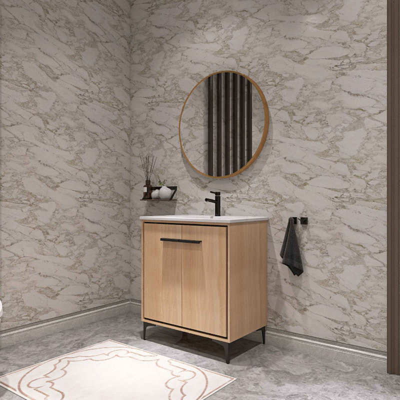 Meuble-lavabo simple avec plateau Cimitrio 30,03