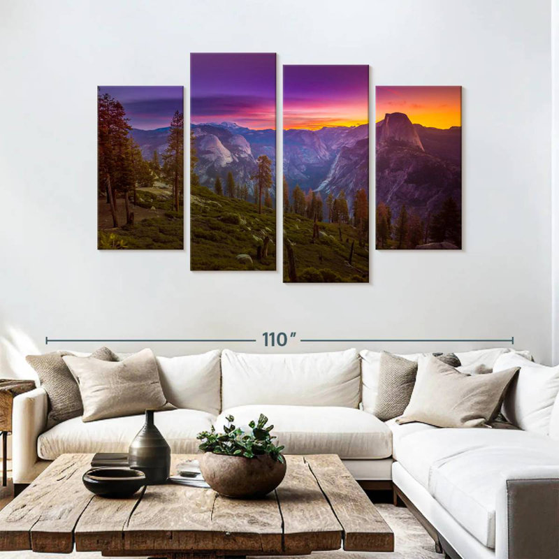 Alvord Sunrise Over Half Dome, 54" H x 84" W