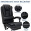 Fauteuil de bureau ergonomique avec repose-pieds Massage-97791560