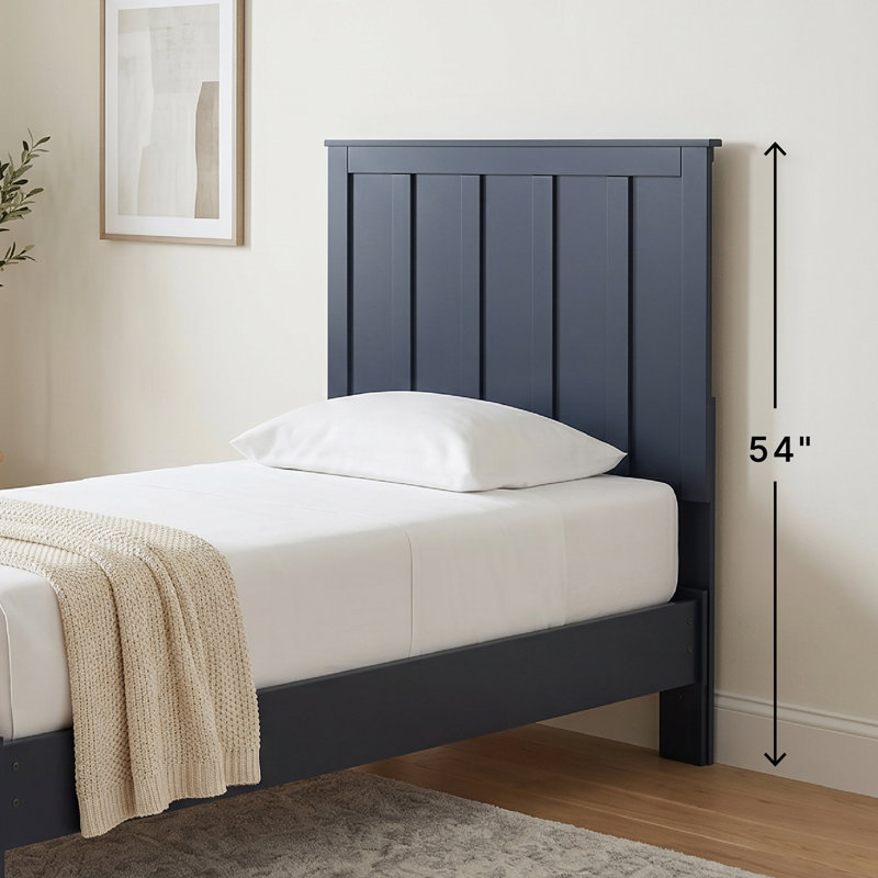 Lit plateforme simple Cottrill, Lit simple