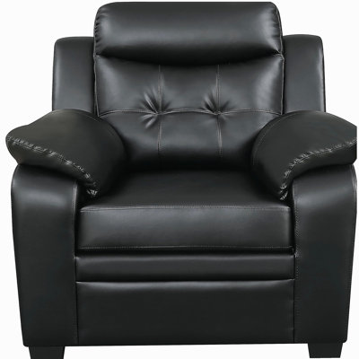Fauteuil d'appoint rembourré et rembourré Winchell